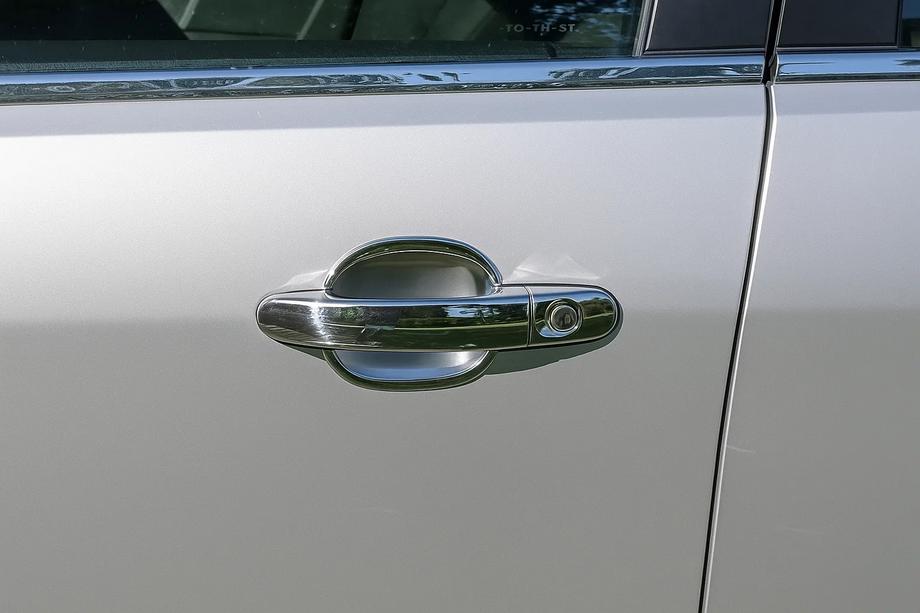 Ford Focus II 2005-2008 Chrome Handle Cup Covers (4 pcs, plastic) Photo 1
