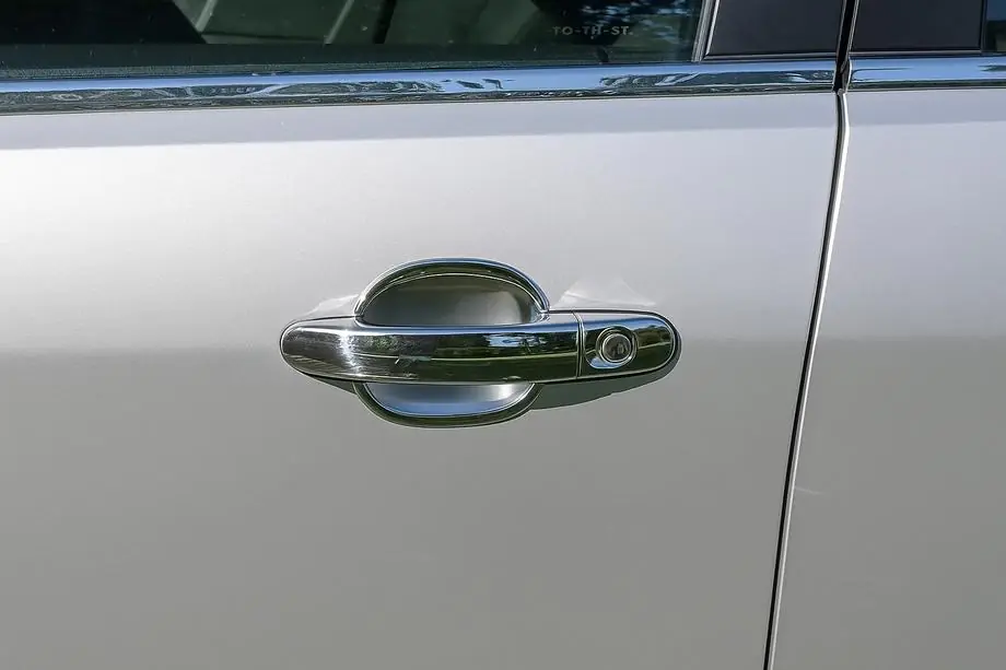 Ford Focus II 2005-2008 Chrome Handle Cup Covers (4 pcs, plastic) Image