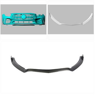 Front Bumper Lip Spoiler (for GT R 2016-2019, Carbon) photo 2