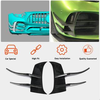 Front bumper extensions V2 (for GT R 2016-2019, Dry Carbon) photo 2