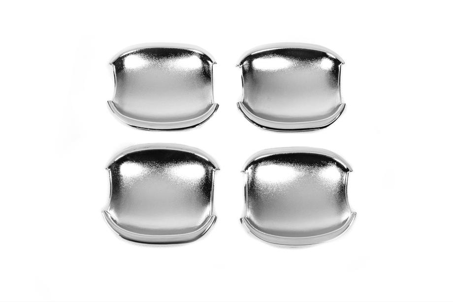 Ford Focus II 2008-2011 Chrome Handle Cup Covers (4 pcs, plastic) Photo 2