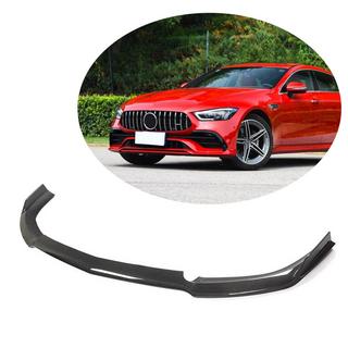 Front Bumper Lip Spoiler (for GT43/GT50/GT53 2018-2022, Carbon) photo 1