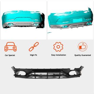 Rear Bumper Diffuser for GT43/GT50/GT53 2018-2022, Carbon photo 2