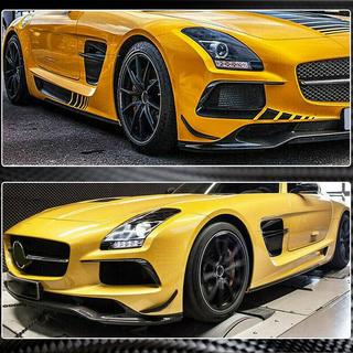 Front Bumper Flaps V1 Carbon photo 4