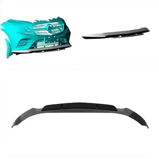 Front Bumper Lip Spoiler (for AMG-Line/GLC43 AMG, Carbon) photo 3