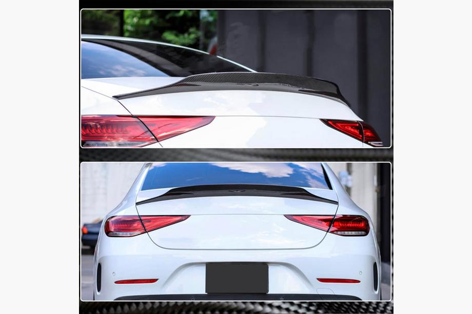 Mercedes CLS C257 2018- Spoiler V3 (for 2018-2020, Carbon) Photo 3