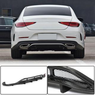 Rear Bumper Diffuser V2 for AMG-Line 2018-2020, Carbon photo 1
