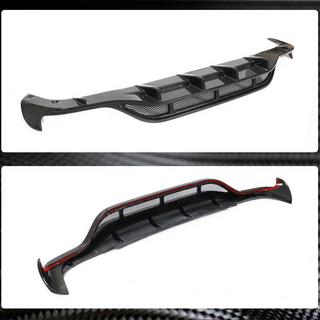 Rear Bumper Diffuser V2 for AMG-Line 2018-2020, Carbon photo 4