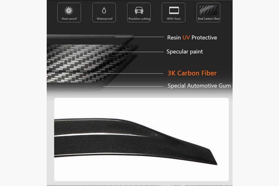 Mercedes E-class coupe C207 2010-2017 Spoiler V1 (Carbon) Photo 5