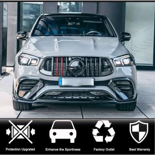 Front bumper lip (for GLE53/AMG-Line 2019-2023, Carbon) photo 2