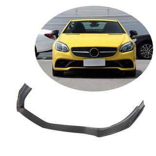 Front Bumper Lip Spoiler (for Base 2016-2020, Carbon) photo 1