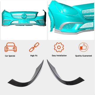 Carbon Front Bumper Covers (for Base 2016-2020) photo 2