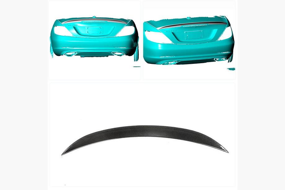 Mercedes SLC R172 2016-2020 Spoiler (Carbon) Photo 2