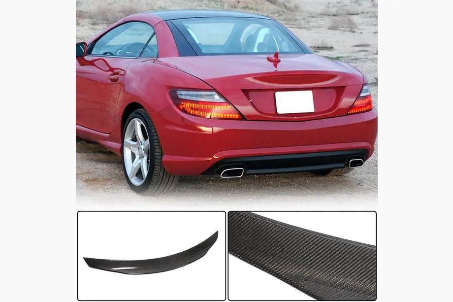 Mercedes SLK R172 2011-2016 Spoiler V1 (for 2011-2020, Carbon) Photo 1