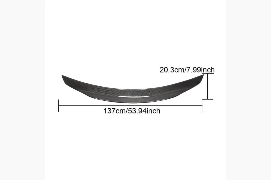 Mercedes SLK R172 2011-2016 Spoiler V1 (for 2011-2020, Carbon) Photo 4