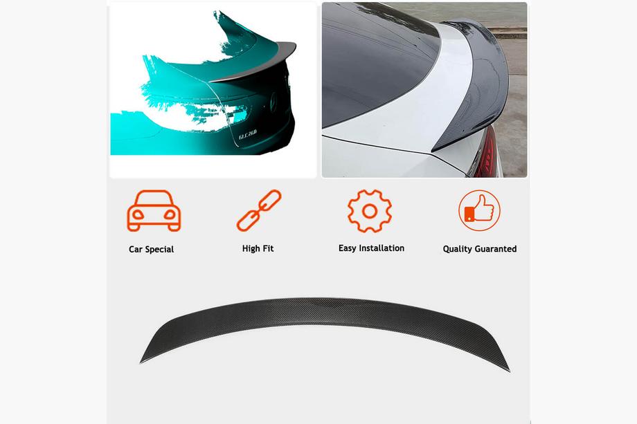 Mercedes GLC coupe C253 2016-2023 Spoiler V2 (Carbon) Photo 2