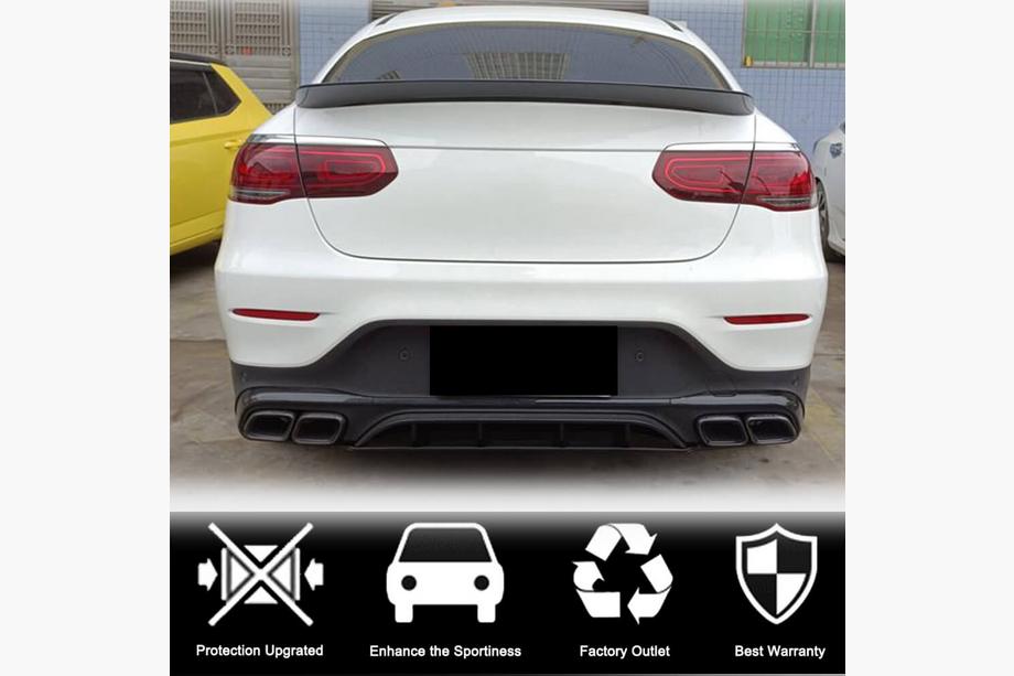 Mercedes GLC coupe C253 2016-2023 Spoiler V2 (Carbon) Photo 3