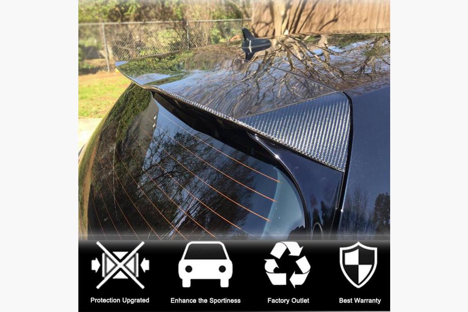 Volkswagen Golf 7/E-Golf 2012-2020 Spoiler V4 (for GTI/R HB, Carbon) Photo 2