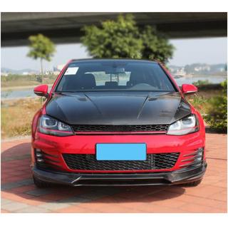 Front Bumper Lip V1 (for GTI HB 2012-2017, Carbon) photo 2