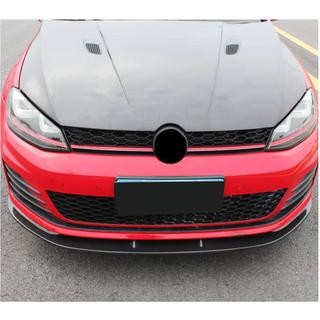 Front Bumper Lip V2 for GTI HB 2012-2017 Carbon photo 3
