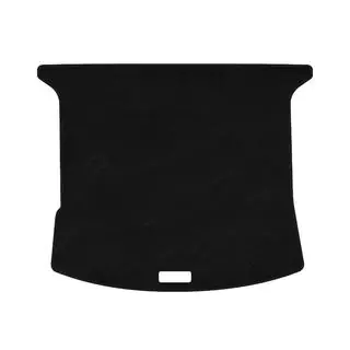 Premium Textile Trunk Mat (2 Rows, 7-Seater, Black)