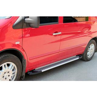 Side Steps Line (2 pcs, Aluminum) Mercedes Vito W638 1996-2003 photo 1