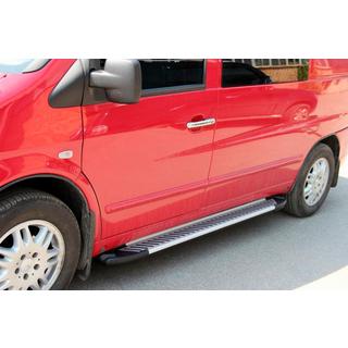 Side Steps Line (2 pcs, Aluminum) Mercedes Vito W638 1996-2003 photo 3