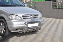 Mercedes ML W163 1997-2005 Bull Bar (Stainless Steel) photo 4