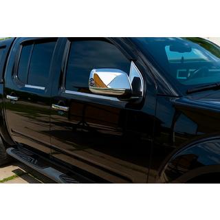 Chrome trim for wind deflectors (2 pcs, stainless steel) Nissan Pathfinder R51 2005-2014 photo 1