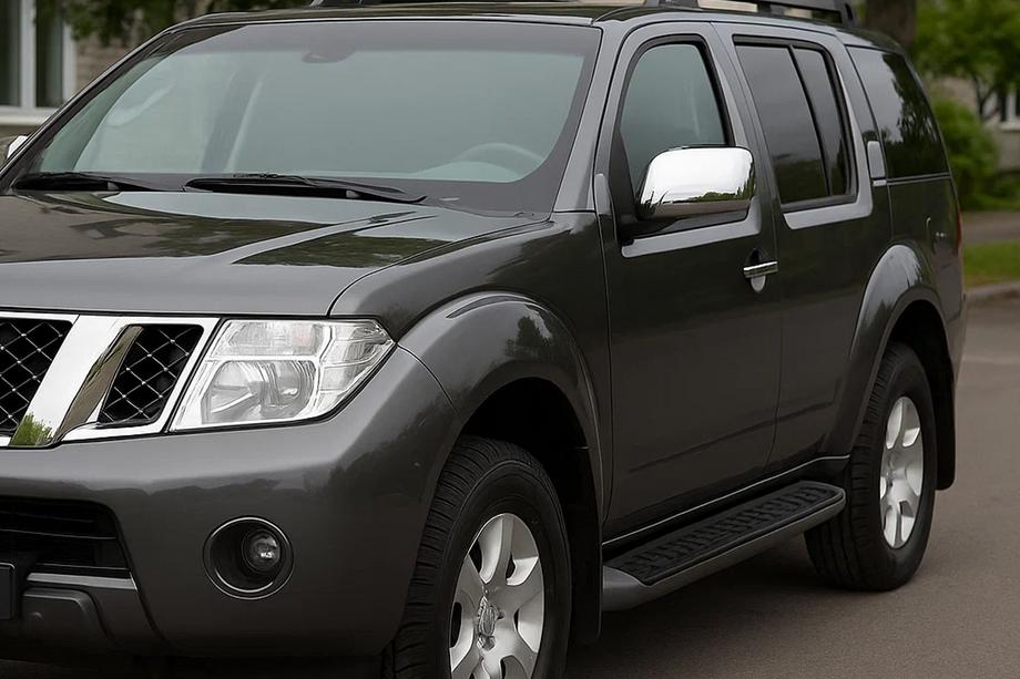 Nissan Pathfinder R51 2005-2014 Mirror Covers (2 pcs, Stainless Steel) Photo 1
