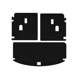 Trunk Mat Textile Premium V-2 (Black) Acura MDX 2013-2020