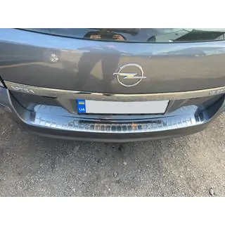 Rear Bumper Protector OmsaLine Gloss (SW, Stainless Steel) photo 4