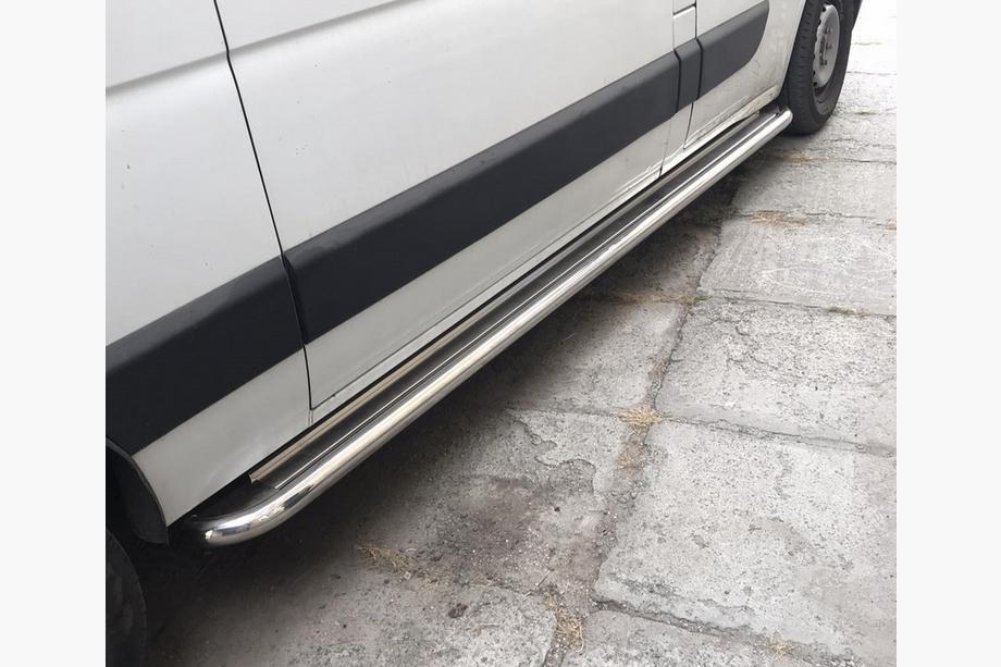 Renault Master 2011-2023 Premium Side Steps (2 pcs, Stainless Steel) Image