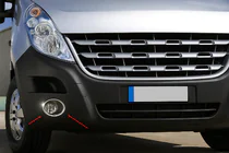 Renault Master 2011-2023 Chrome Fog Light Covers (2 pcs, Stainless Steel) photo 4