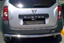 Dacia Duster 2008-2018 Rear bar straight (stainless steel) photo 6