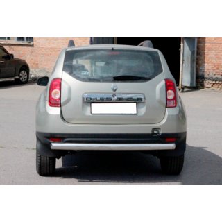 Rear bar straight (stainless steel) Dacia Duster 2008-2018 photo 3