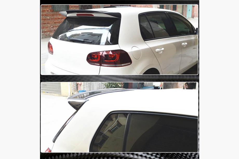 Volkswagen Golf 6 2008-2014 Spoiler V1 (for Base HB 2010-2013, Carbon) Photo 3