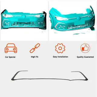 Dry Carbon Front Bumper Covers (for GTI HB) photo 2