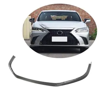 Front Bumper Lip Spoiler (for Base/F-Sport 2018-2020, Carbon) photo 1