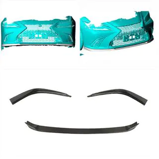 Front Bumper Lip Spoiler (for Base/F-Sport 2018-2020, Carbon) photo 2