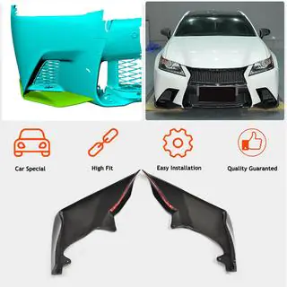 Carbon Front Bumper Covers (for F-Sport 2011-2015) photo 2