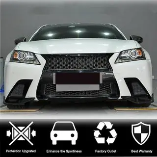Carbon Front Bumper Covers (for F-Sport 2011-2015) photo 3