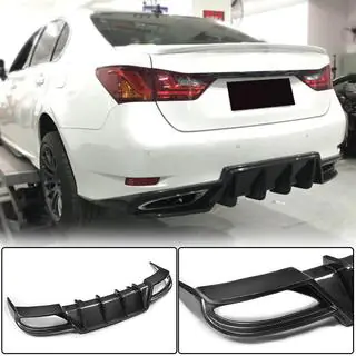 Rear Bumper Diffuser (for F-Sport 2011-2015, Carbon) photo 1