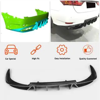 Rear Bumper Diffuser (for F-Sport 2011-2015, Carbon) photo 2