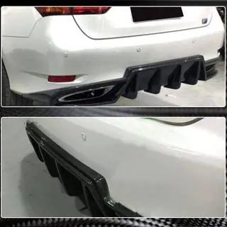 Rear Bumper Diffuser (for F-Sport 2011-2015, Carbon) photo 4