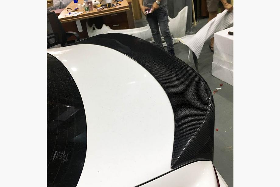 Lexus IS 2013- Spoiler V4 (for 2013-2020, Carbon) Photo 3