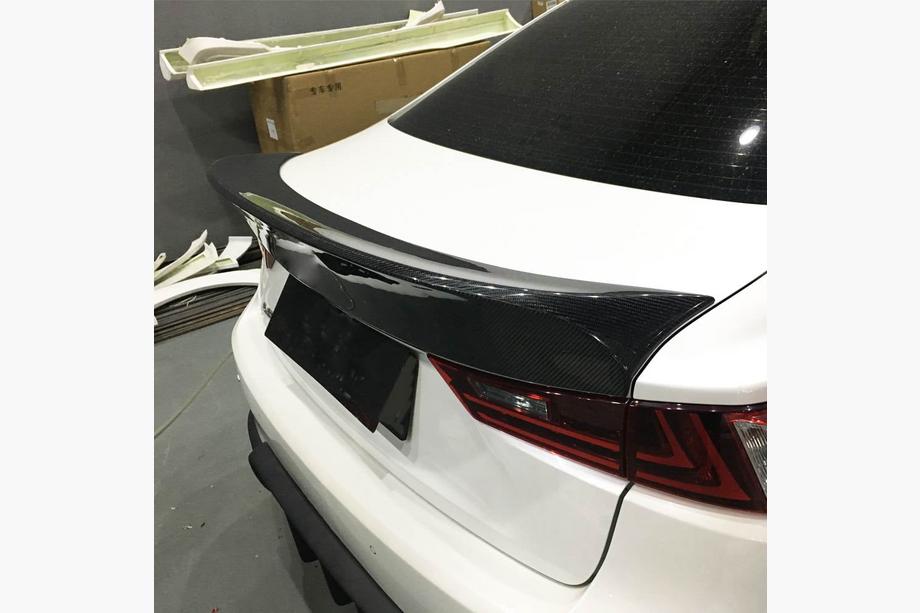 Lexus IS 2013- Spoiler V4 (for 2013-2020, Carbon) Photo 4