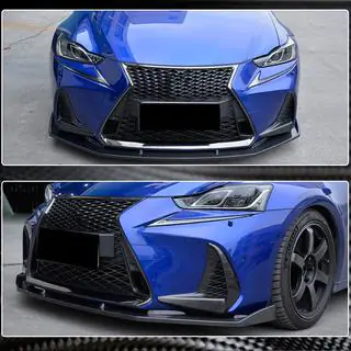 Front Bumper Lip Spoiler (for Base/F-Sport 2016-2020, Carbon)