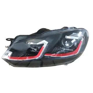 Front Headlights Golf 7 Style Red (2 pcs)