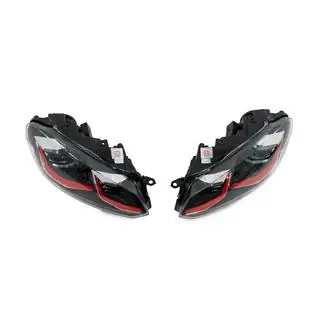 Front headlights Golf 7 Style Red (without control units, 2 pcs) photo 3